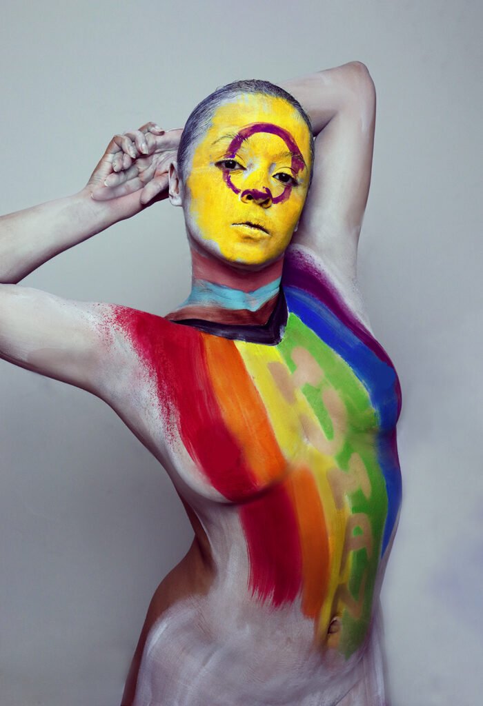 Artistic Makeup LGBTQIA+ Body Painting
